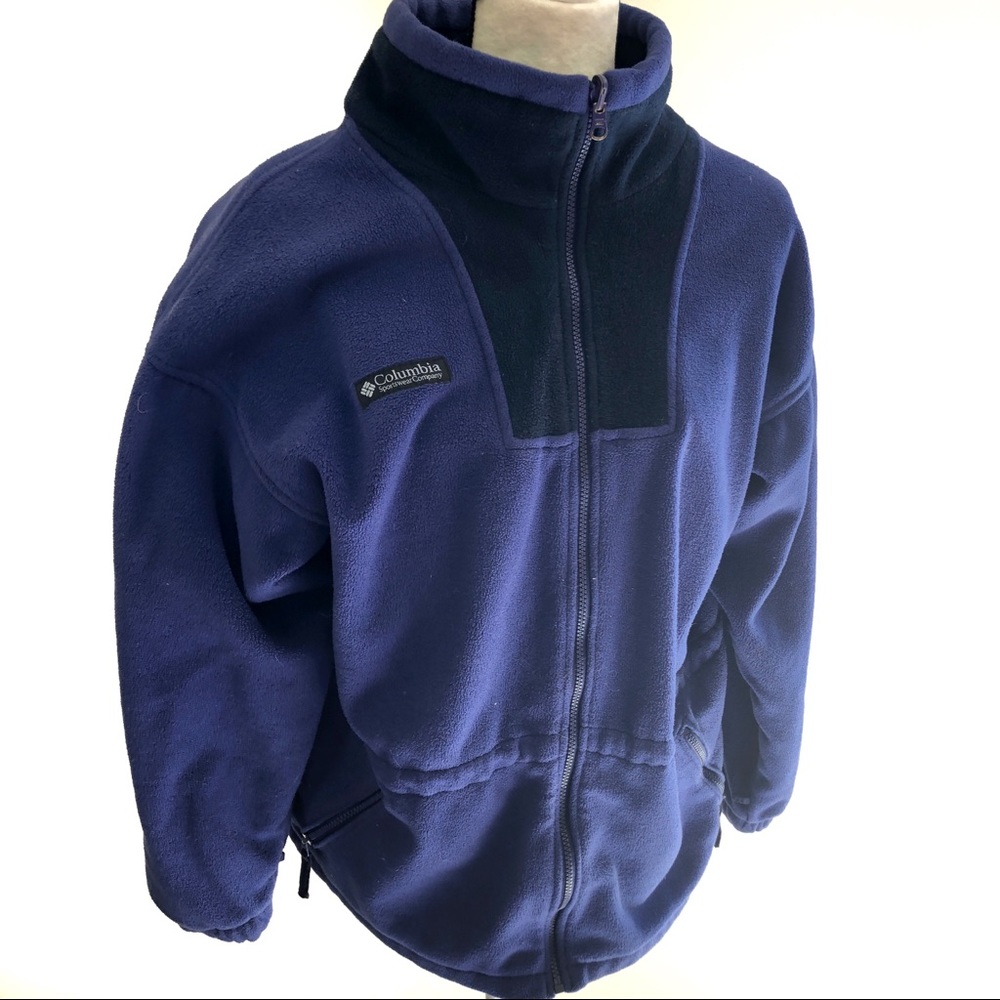 Columbia Woman’s Blue Zip Up Warm Sweater